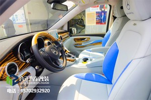 奔驰威霆7座商务车改装西安合正打破原有内饰格局