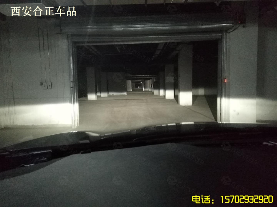 凯迪拉克大灯改完近光效果 凯迪拉克大灯改完近光效果
