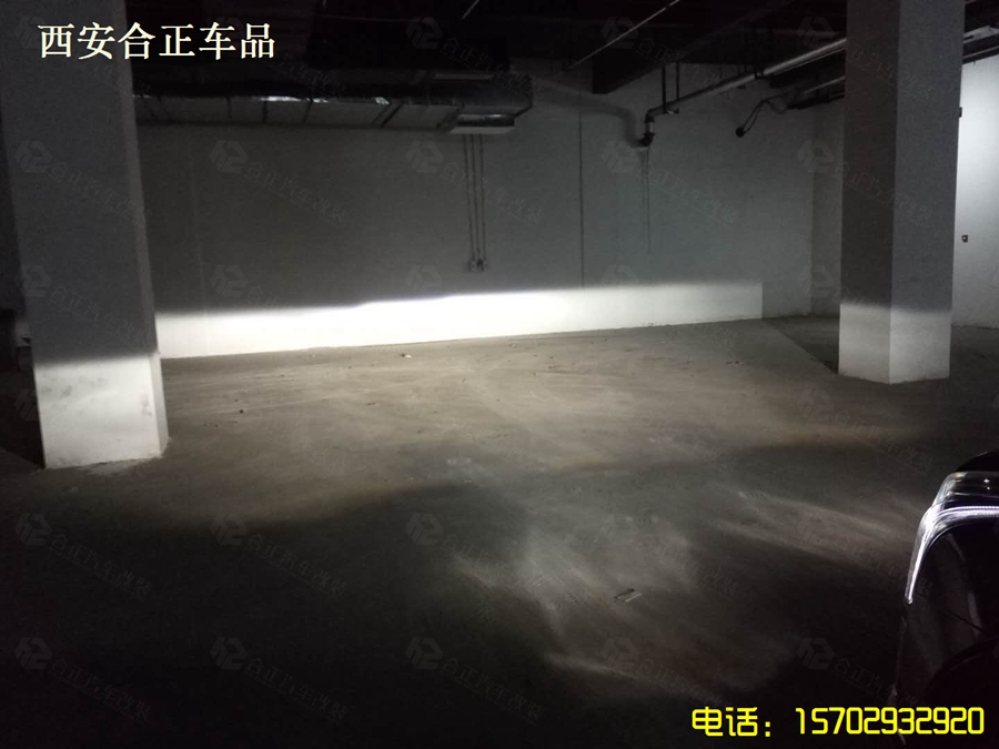 凯迪拉克大灯改完近光效果 凯迪拉克大灯改完近光效果