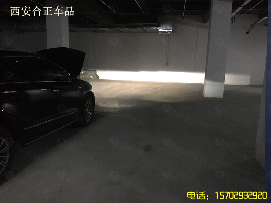 凯迪拉克大灯改完近光效果 凯迪拉克大灯改完近光效果