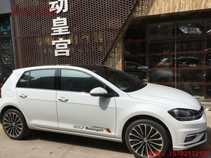 大众高尔夫切黑顶+电动座椅