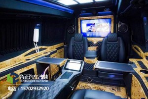 奔驰V260改装西安合正打造豪华的总裁移动办公室